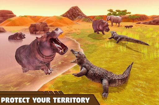 Crocodile Family Simulator Games ۲۰۲۱ - عکس بازی موبایلی اندروید