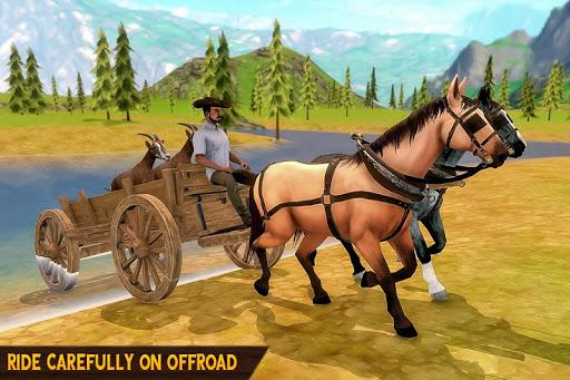 Horse Cart Farm Transport - Gameplay image of android game