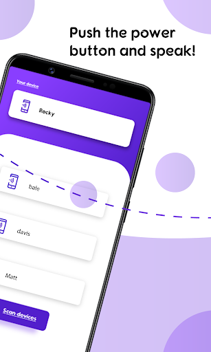 PTT Walkie Talkie -Calling app - عکس برنامه موبایلی اندروید