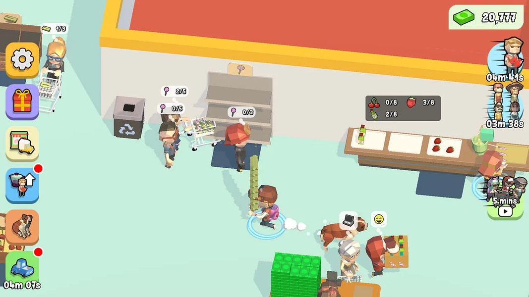 Mini Candy Mart: Idle Tycoon - عکس بازی موبایلی اندروید