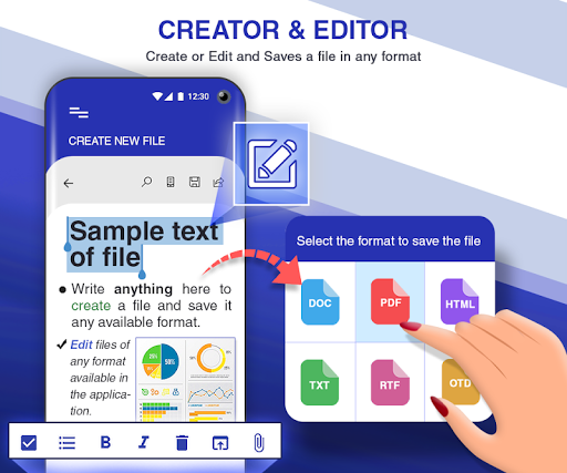 All Doc Reader Office Word PDF Editor Docs & Sheet - Image screenshot of android app