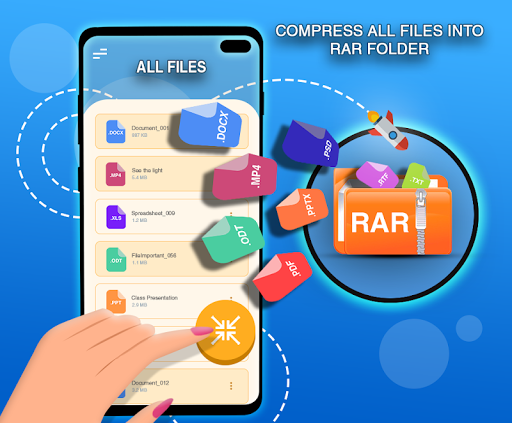 Rar File Extractor for android: Zip File Opener - عکس برنامه موبایلی اندروید