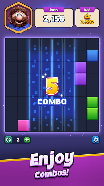 Block Rush: Block Puzzle Game - عکس بازی موبایلی اندروید