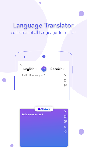 Translate - free Speech to text voice translator - عکس برنامه موبایلی اندروید