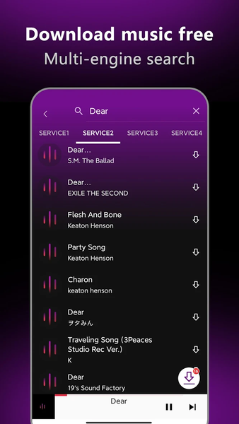 Music Downloader-Song Download - عکس برنامه موبایلی اندروید