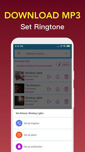 Free Music Downloader - Mp۳ Music Download - عکس برنامه موبایلی اندروید