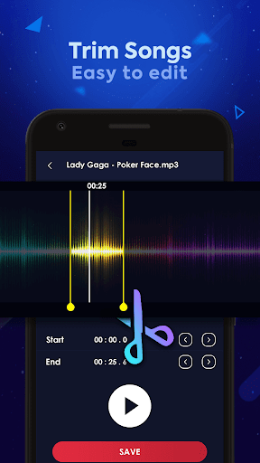 MP3 Cutter - Ringtone Maker - عکس برنامه موبایلی اندروید