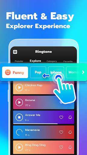 Ringtone maker for android - عکس برنامه موبایلی اندروید