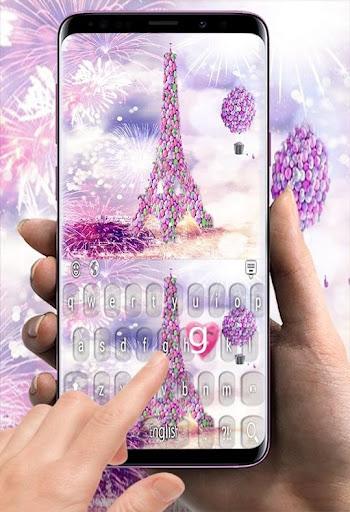 Paris Eiffel Tower keyboard - Image screenshot of android app