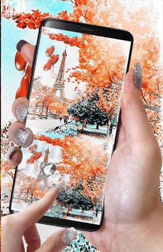 Paris Eiffel Tower keyboard - Image screenshot of android app