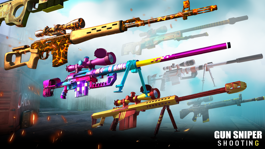 Gun Sniper Shooting - Gameplay image of android game