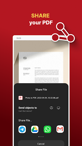 Photo to PDF Maker & Converter - عکس برنامه موبایلی اندروید