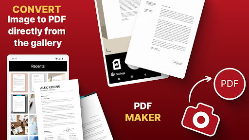 Photo to PDF Maker & Converter - Image screenshot of android app