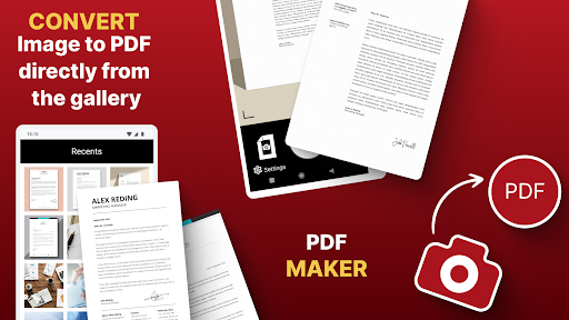 Photo to PDF Maker & Converter - عکس برنامه موبایلی اندروید