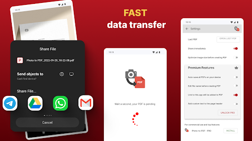 Photo to PDF Maker & Converter - Image screenshot of android app