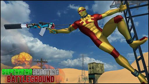Superhero shooting battleground - عکس بازی موبایلی اندروید