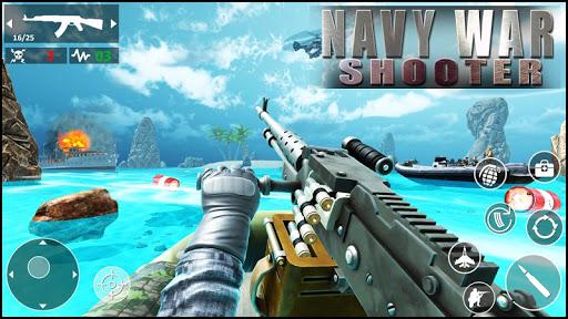 Navy War Shoot 3D - Gunner Warfare Shooter - عکس بازی موبایلی اندروید