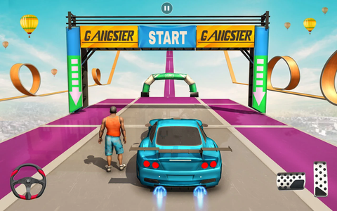 Crazy Car Stunts Multiplayer .