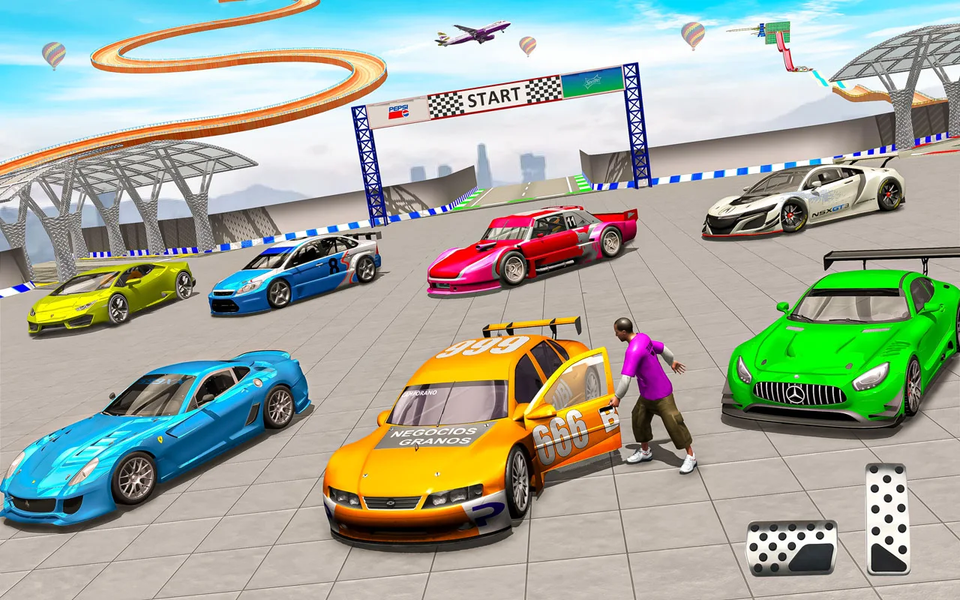 Crazy Car Stunts: Car Games 3d - عکس بازی موبایلی اندروید