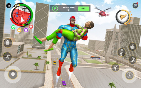 Spider Rope Man hero 2021 – Crime City Simulator - عکس برنامه موبایلی اندروید