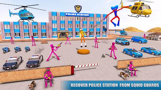 Poppy Rope Hero Stickman Games - عکس بازی موبایلی اندروید