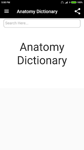 Anatomy Dictionary - عکس برنامه موبایلی اندروید