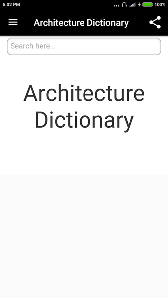 Architecture Dictionary - عکس برنامه موبایلی اندروید