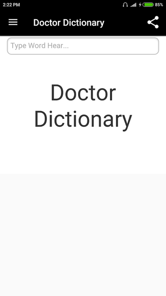 Doctor Dictionary - Image screenshot of android app