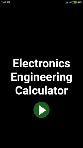 Electronics Engineering Calc - عکس برنامه موبایلی اندروید