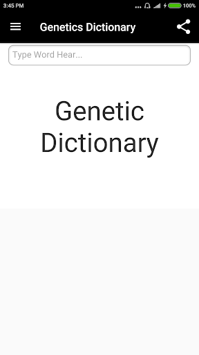 Genetics Dictionary - Image screenshot of android app