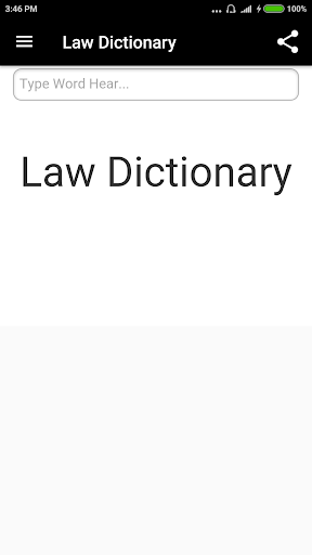 Law Dictionary - Image screenshot of android app