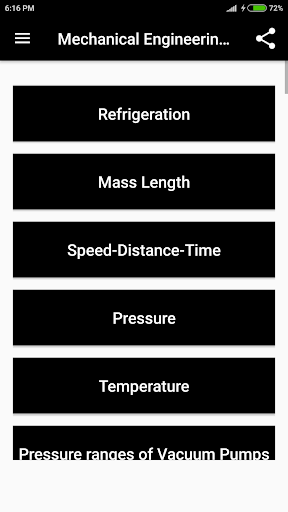 Mechanical Engineering Calc - عکس برنامه موبایلی اندروید