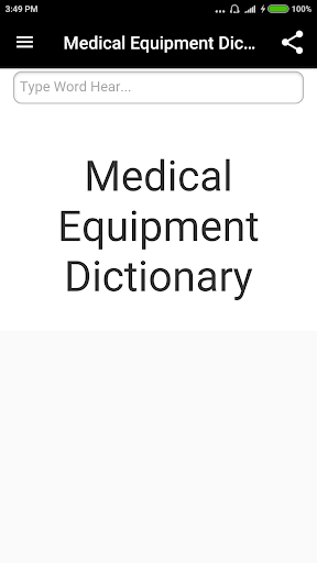 Medical Equipment Dictionary - عکس برنامه موبایلی اندروید