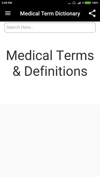 Medical Term Dictionary - عکس برنامه موبایلی اندروید