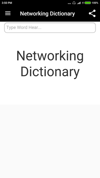 Networking Dictionary - Image screenshot of android app