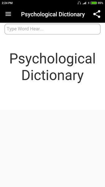 Psychological Dictionary - عکس برنامه موبایلی اندروید