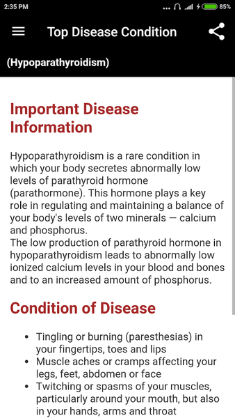 Disease Dictionary - عکس برنامه موبایلی اندروید