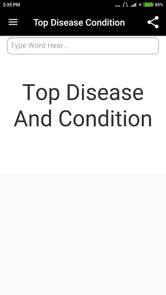 Disease Dictionary - Image screenshot of android app