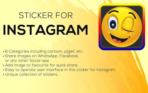 Stickers For Instagram - Image screenshot of android app