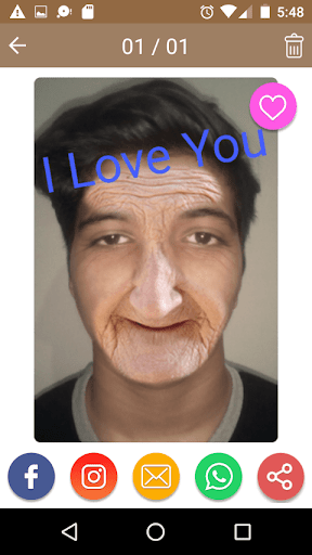 Future Mirror : Look in Oldage - Image screenshot of android app