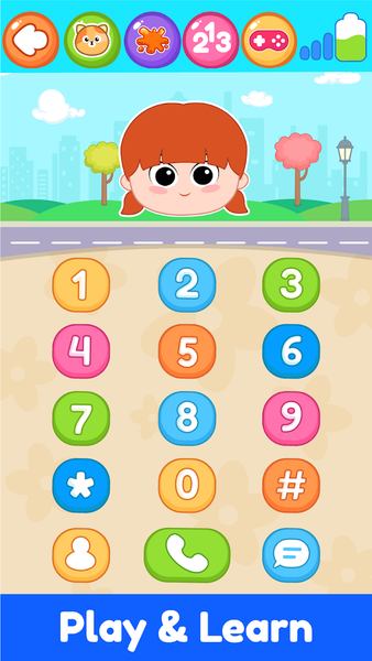 Baby Smart Phone Kids Game 1-5 - عکس بازی موبایلی اندروید