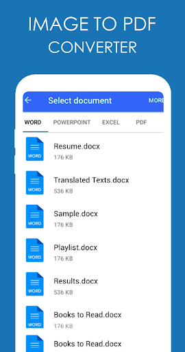 Image to PDF converter 2019: PNG to PDF - عکس برنامه موبایلی اندروید