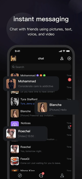 Freechat - Web ۳.۰ Social Net - عکس برنامه موبایلی اندروید