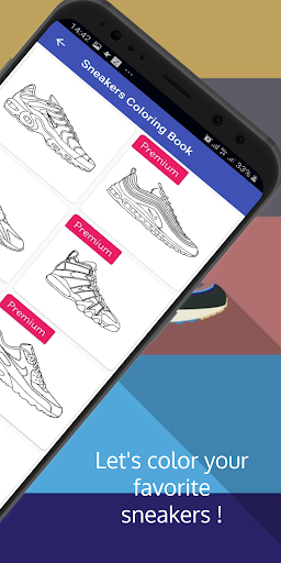 Sneakers Art Coloring Book - Image screenshot of android app