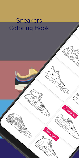 Sneakers Art Coloring Book - Image screenshot of android app