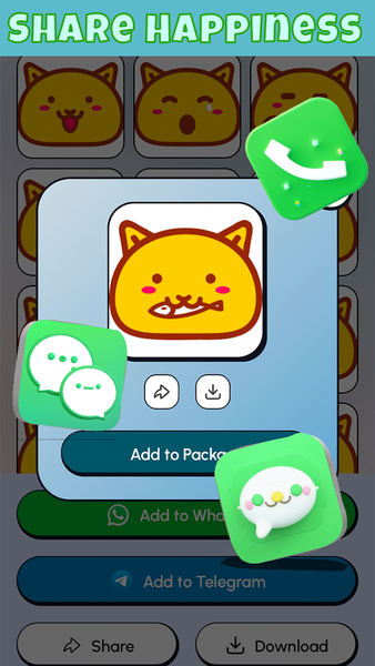 Emoji Maker: Funny merge - عکس برنامه موبایلی اندروید