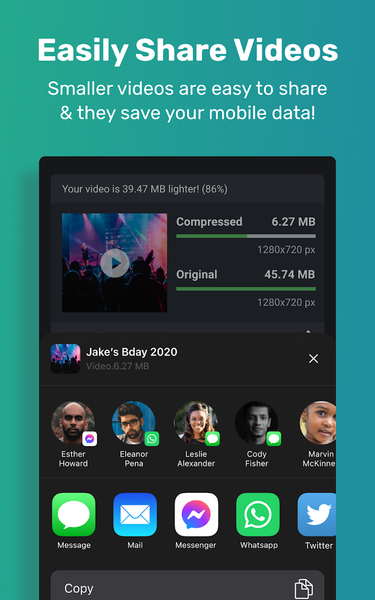 Video Compressor - ShrinkVid - Image screenshot of android app