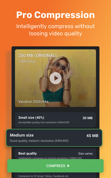 Video Compressor - ShrinkVid - Image screenshot of android app