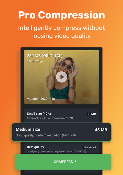 Video Compressor - ShrinkVid - Image screenshot of android app
