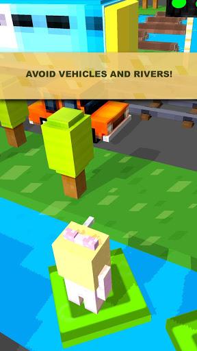 Crossy Hoppers: Jump Game - Gameplay image of android game